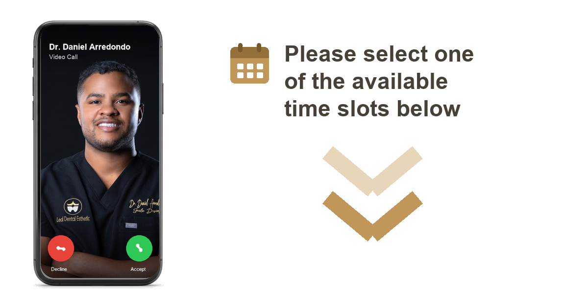Select one of the available time slots below